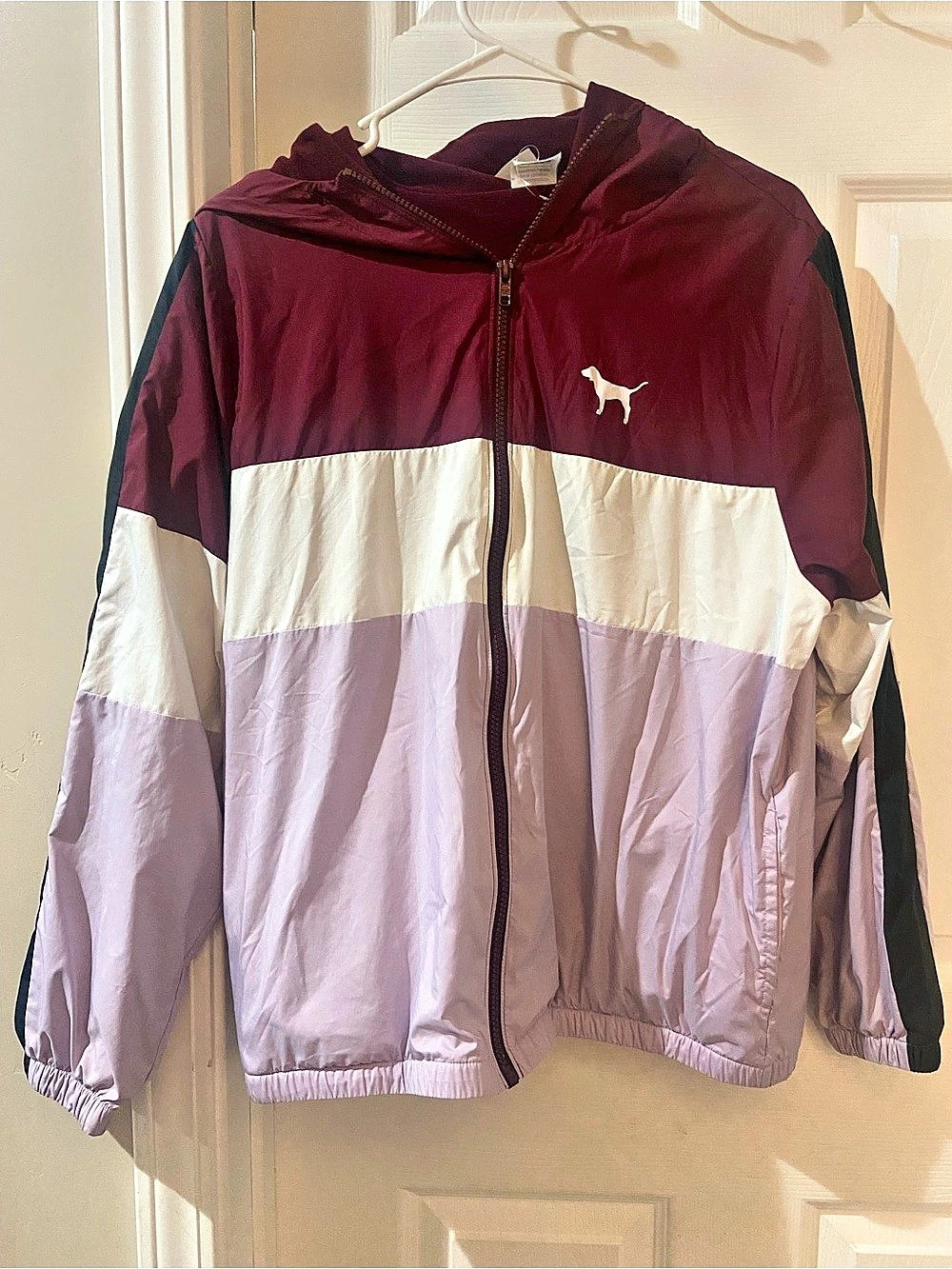 Victoria'Small Secret Color Block Windbreaker Size Small